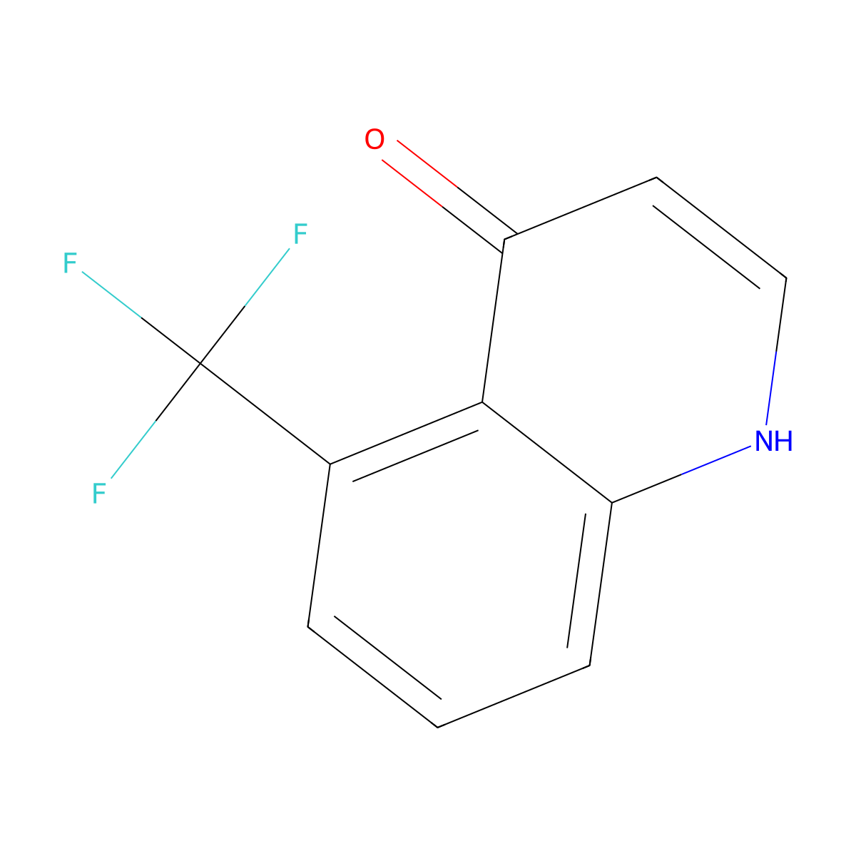 5-(Trifluoromethyl)quinolin-4(1H)-one molecular structure, CAS 1261845-42-4