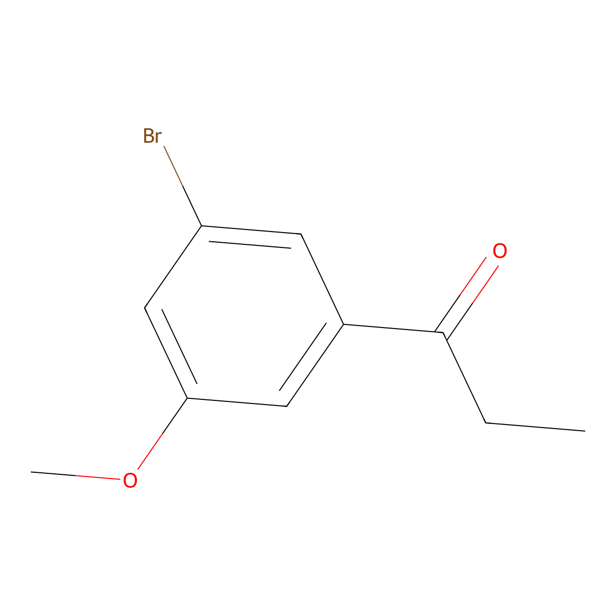 3'-Bromo-5'-methoxypropiophenone molecular structure, CAS 1261850-94-5