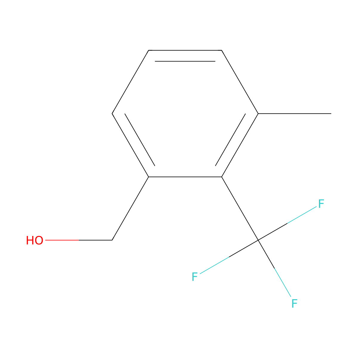 [3-Methyl-2-(trifluoromethyl)phenyl]methanol molecular structure, CAS 1261852-83-8
