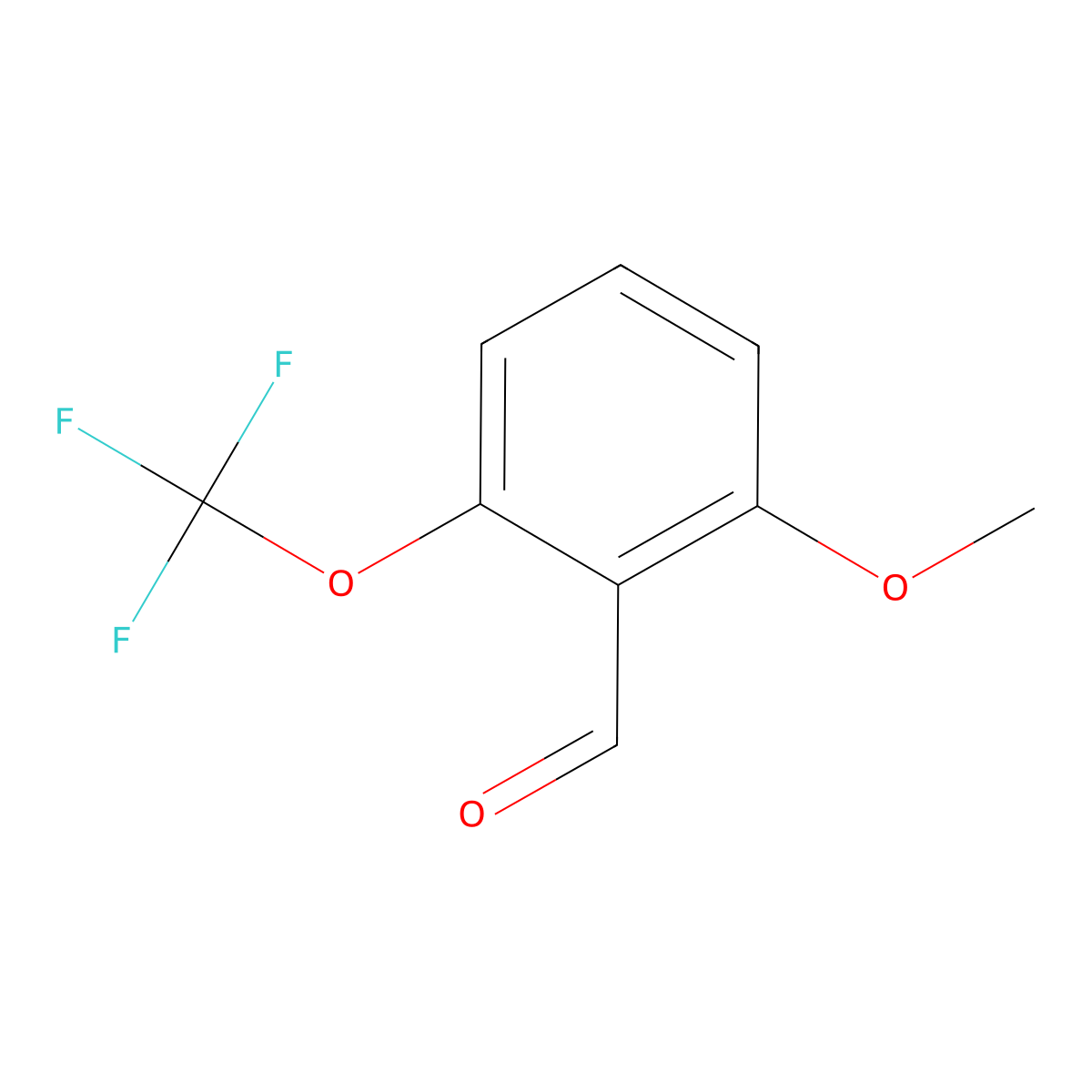2-Methoxy-6-(trifluoromethoxy)benzaldehyde molecular structure, CAS 1261854-31-2