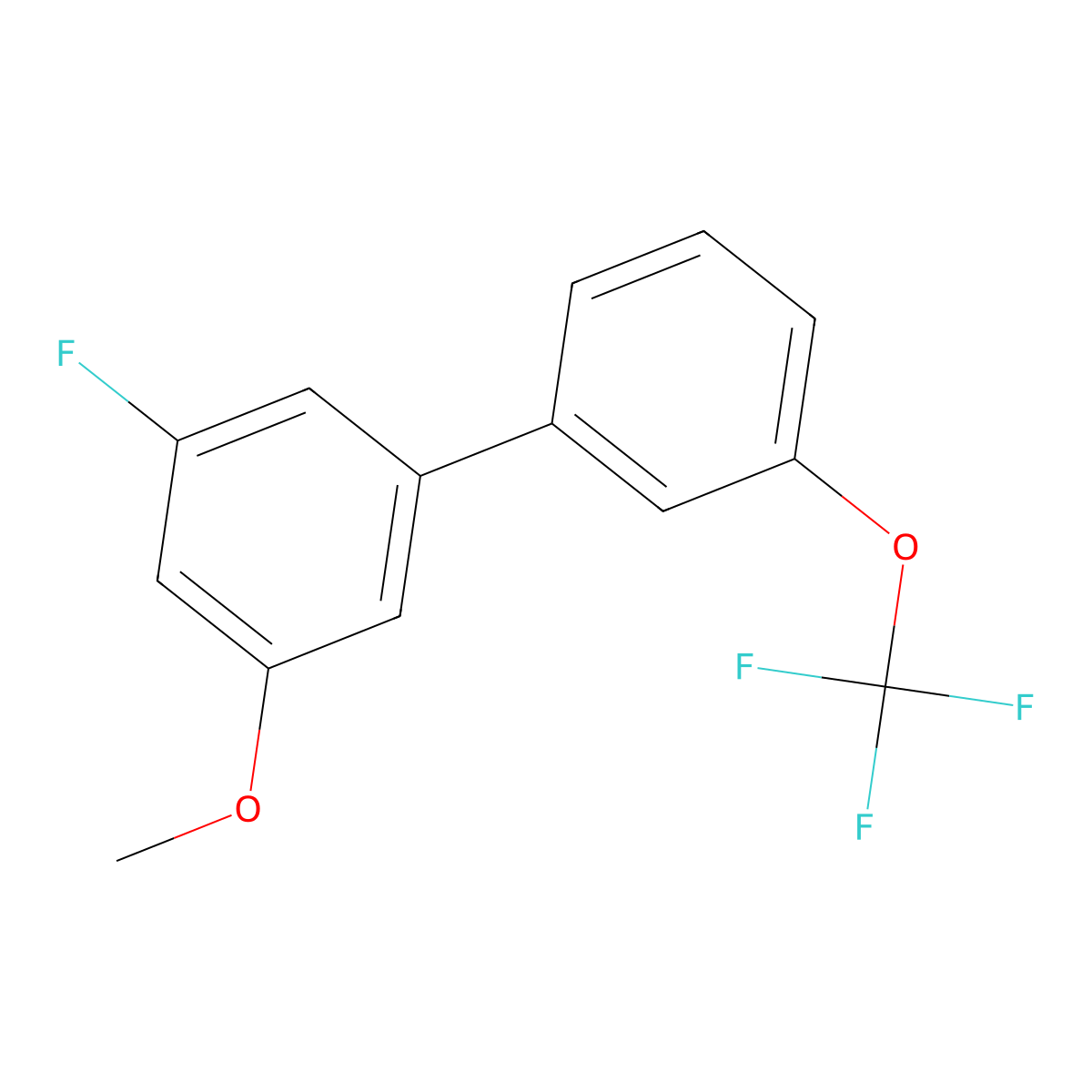 3-Fluoro-5-methoxy-3'-(trifluoromethoxy)-1,1'-biphenyl molecular structure, CAS 1261864-45-2