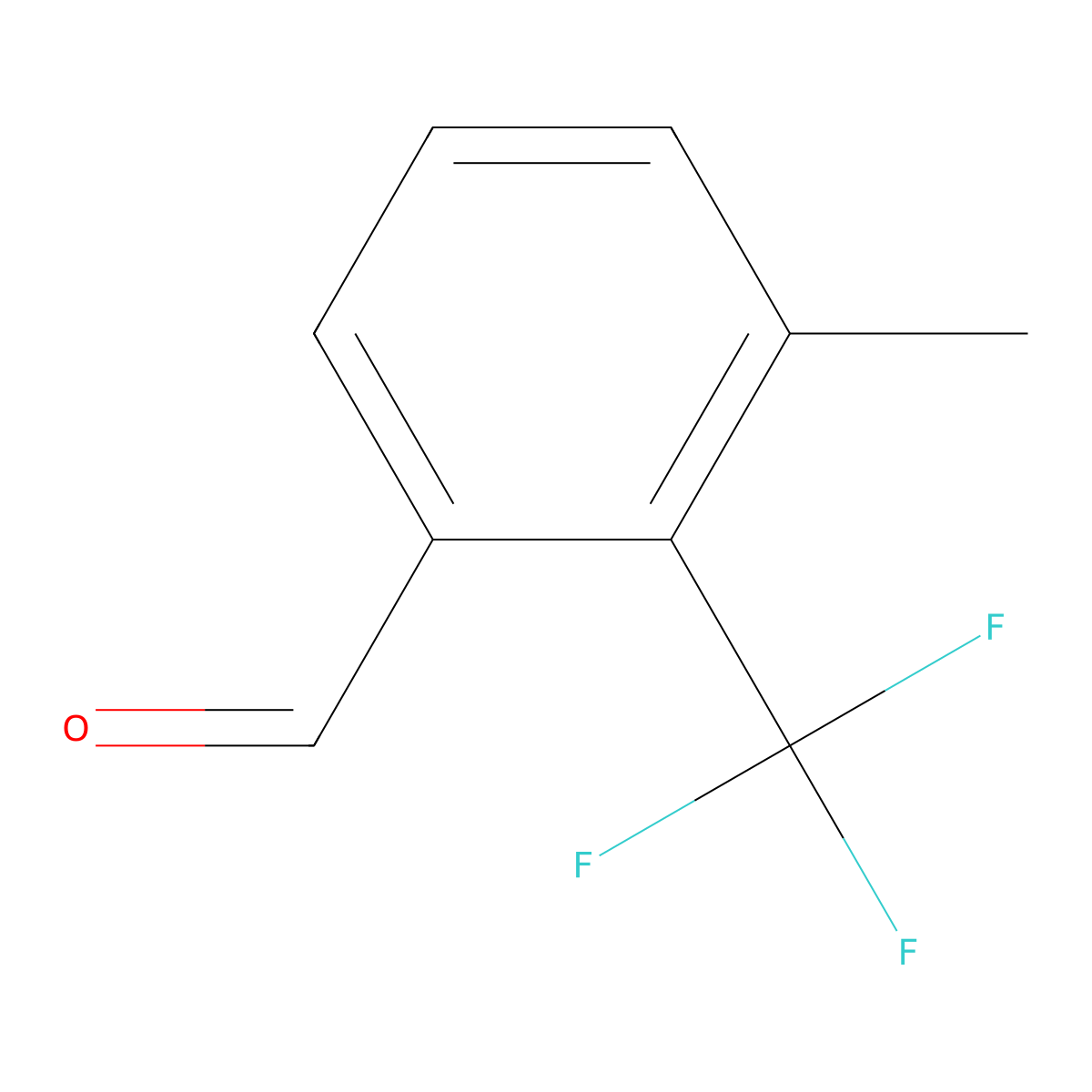 3-Methyl-2-(trifluoromethyl)benzaldehyde molecular structure, CAS 1261874-94-5