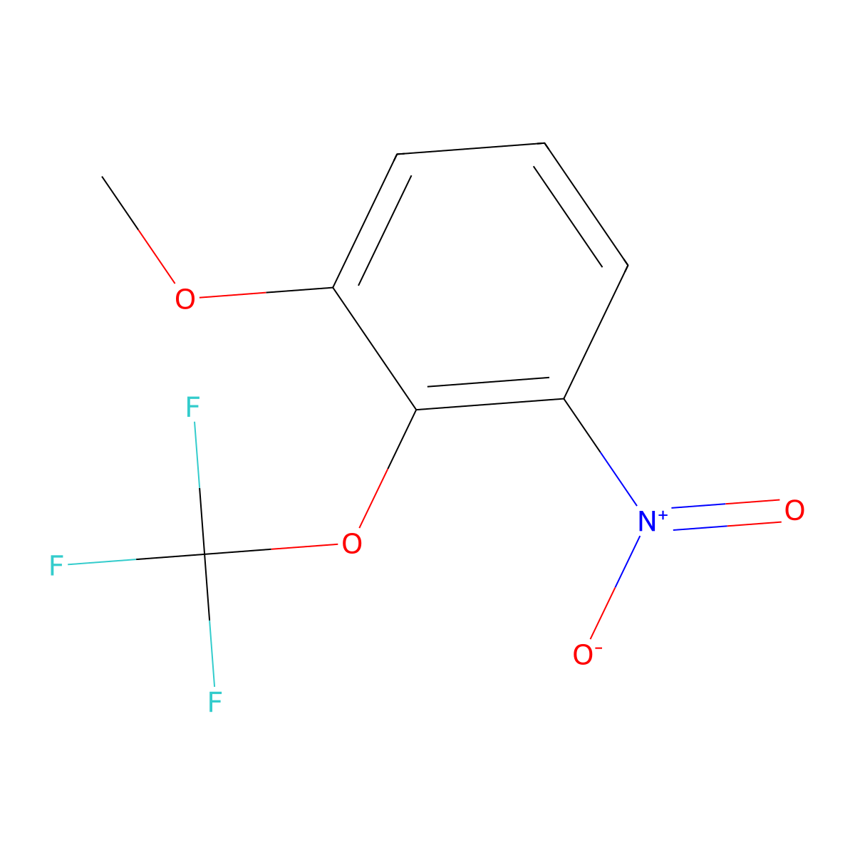 3-Nitro-2-(trifluoromethoxy)anisole molecular structure, CAS 1261875-02-8