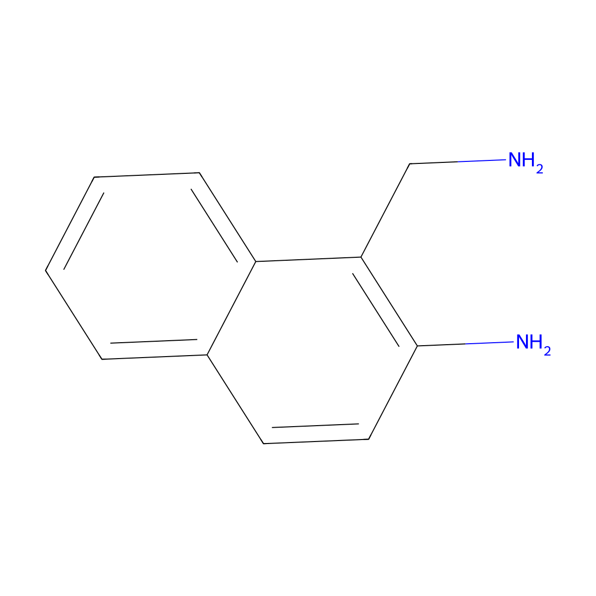 1-(Aminomethyl)naphthalen-2-amine molecular structure, CAS 1261883-05-9