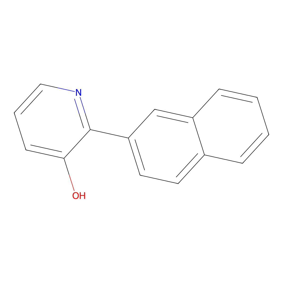 2-(Naphthalen-2-yl)pyridin-3-ol molecular structure, CAS 1261888-90-7
