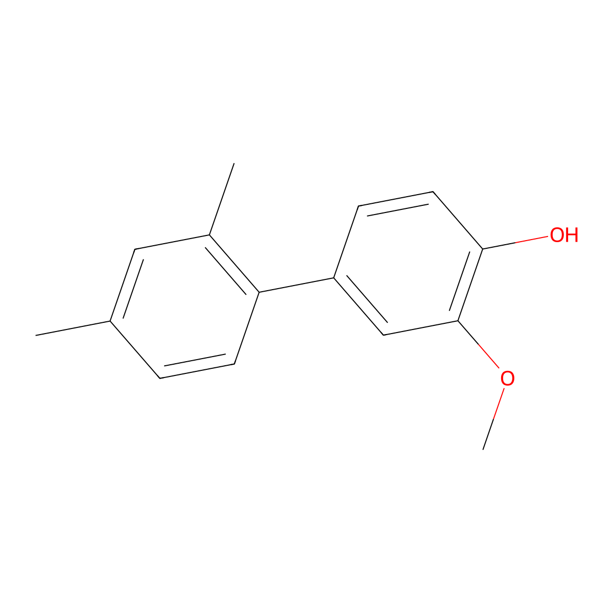 4-(2,4-Dimethylphenyl)-2-methoxyphenol molecular structure, CAS 1261890-62-3