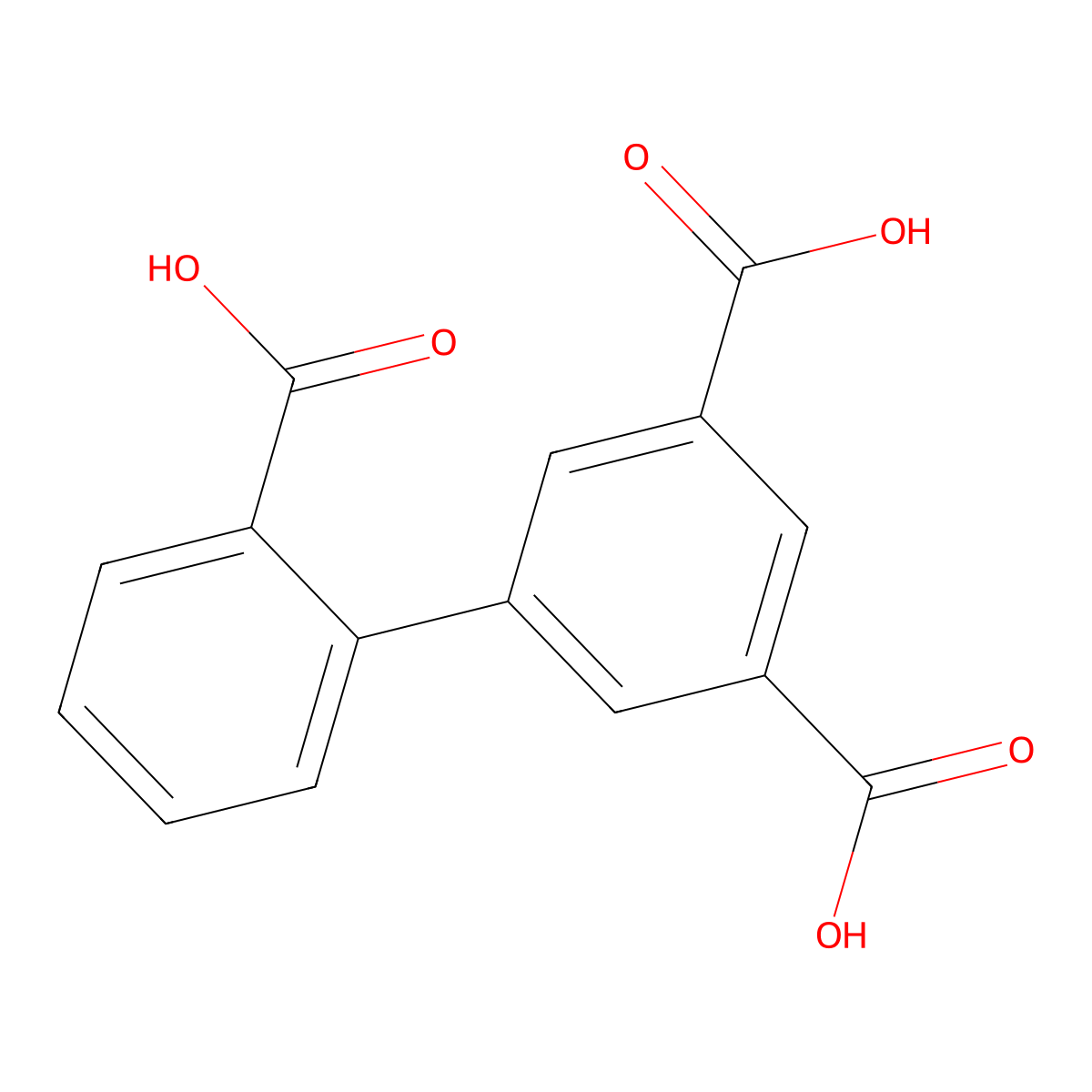 2-(3,5-Dicarboxyphenyl)benzoic acid molecular structure, CAS 1261893-73-5