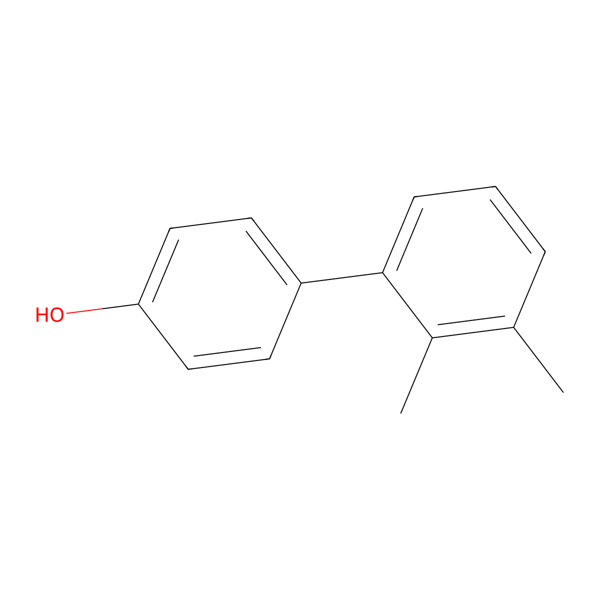 4-(2,3-Dimethylphenyl)phenol molecular structure, CAS 1261894-01-2