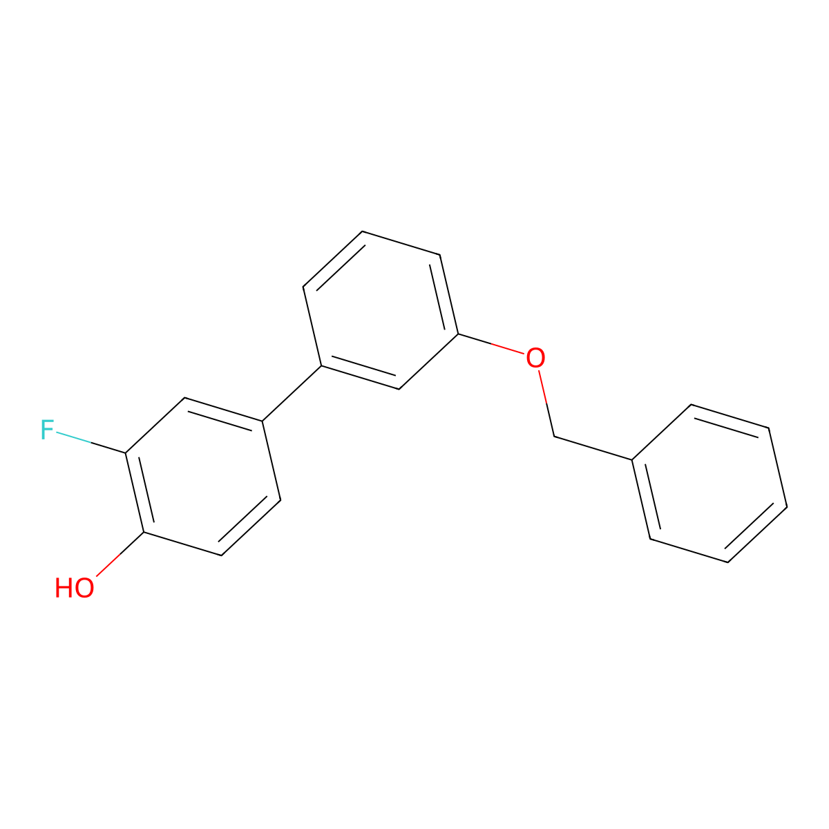 4-(3-Benzyloxyphenyl)-2-fluorophenol molecular structure, CAS 1261894-42-1