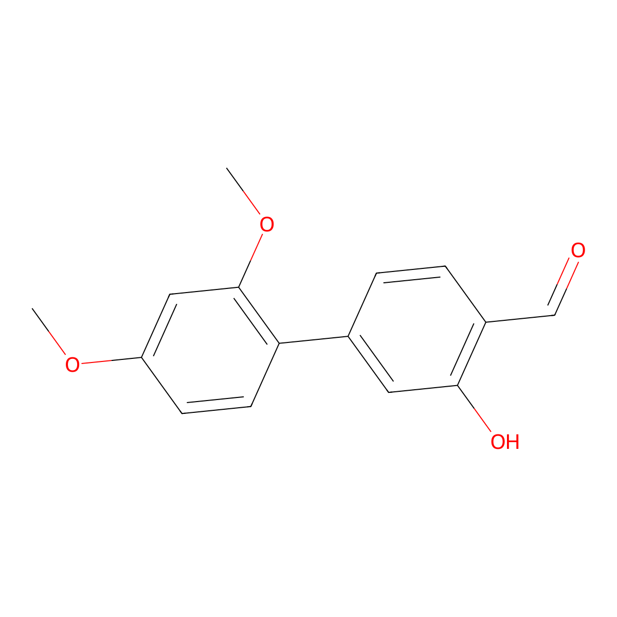 5-(2,4-Dimethoxyphenyl)-2-formylphenol molecular structure, CAS 1261895-24-2