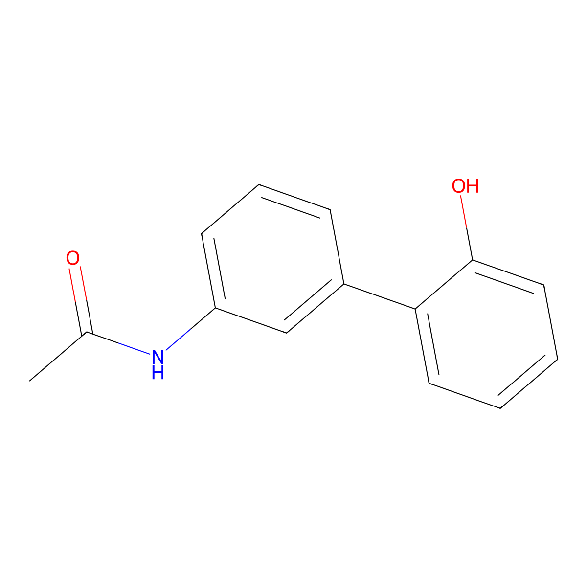 2-(3-Acetylaminophenyl)phenol molecular structure, CAS 1261896-19-8