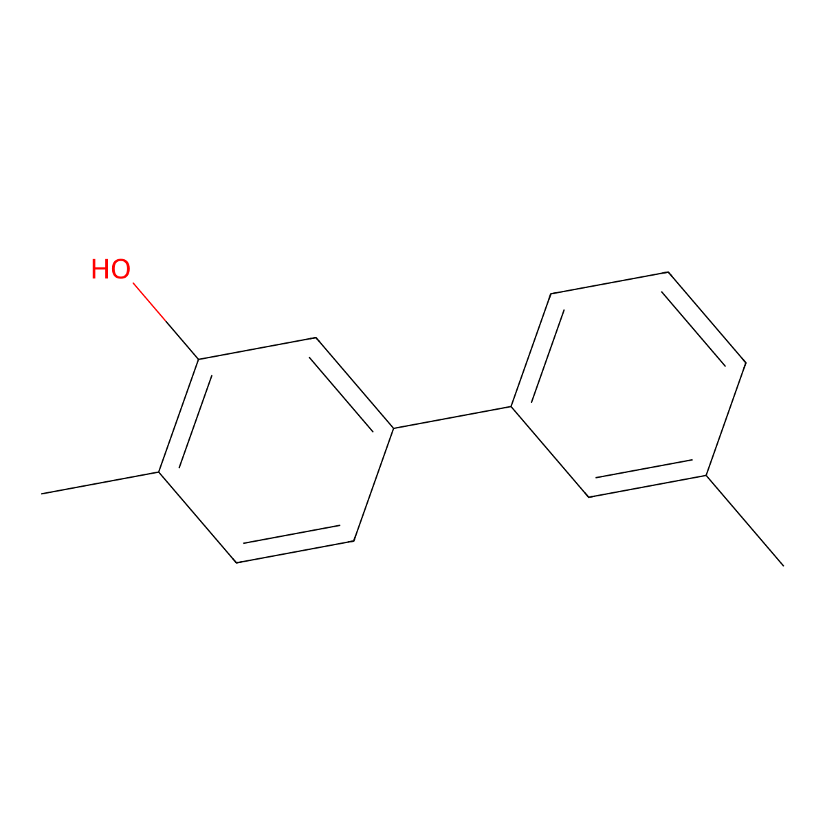5-(3-Methylphenyl)-2-methylphenol molecular structure, CAS 1261896-61-0