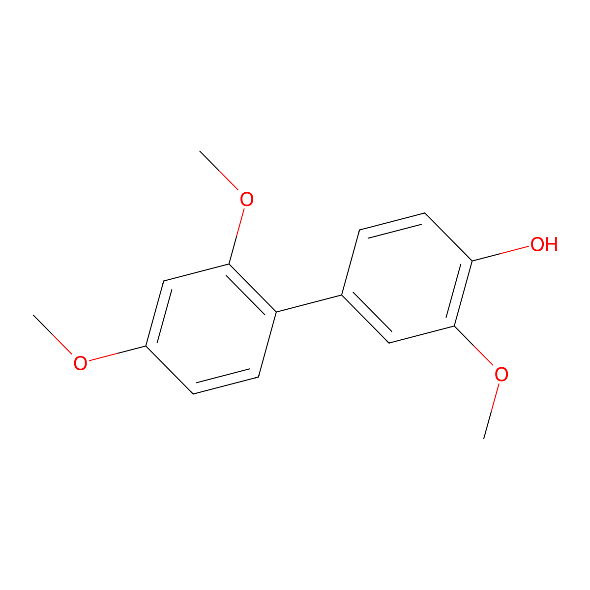 4-(2,4-Dimethoxyphenyl)-2-methoxyphenol molecular structure, CAS 1261896-89-2
