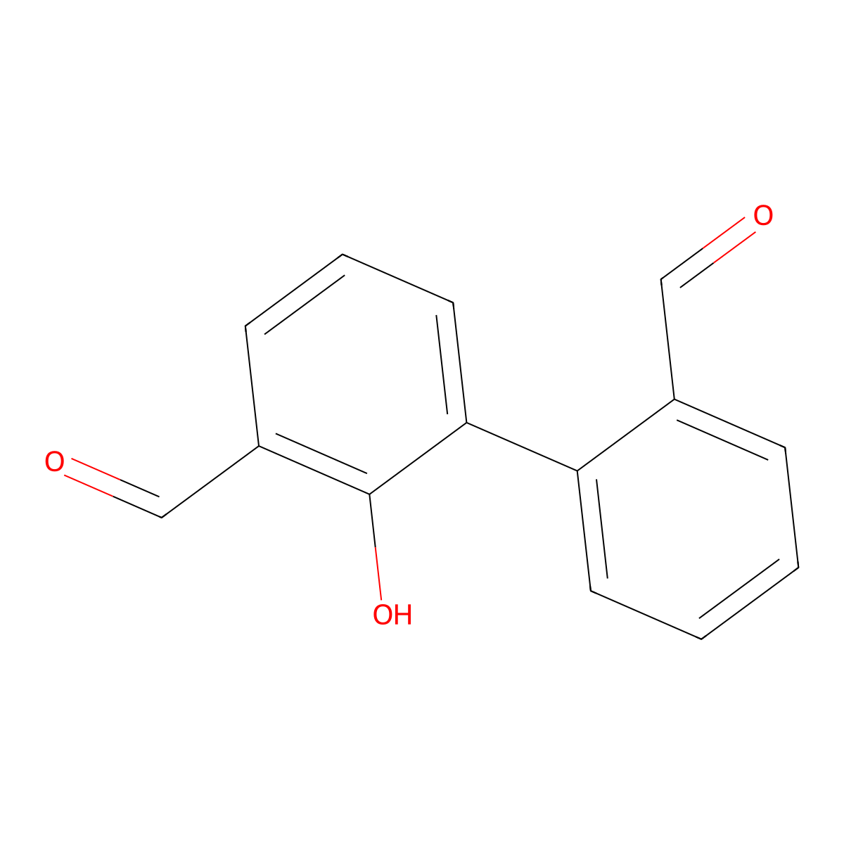 6-(2-Formylphenyl)-2-formylphenol molecular structure, CAS 1261902-13-9