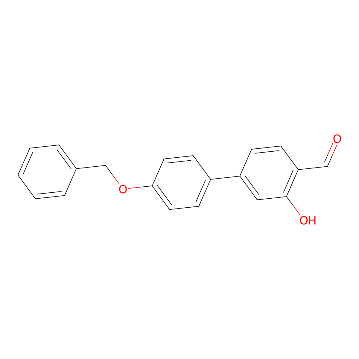 5-(4-Benzyloxyphenyl)-2-formylphenol molecular structure, CAS 1261903-11-0