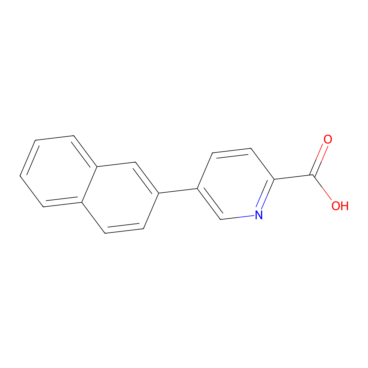 5-(Naphthalen-2-yl)picolinic acid molecular structure, CAS 1261906-75-5