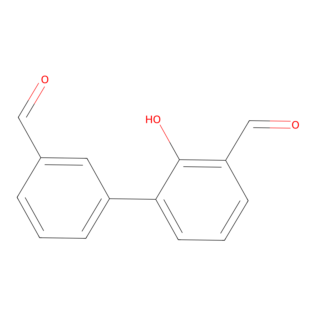 6-(3-Formylphenyl)-2-formylphenol molecular structure, CAS 1261907-10-1