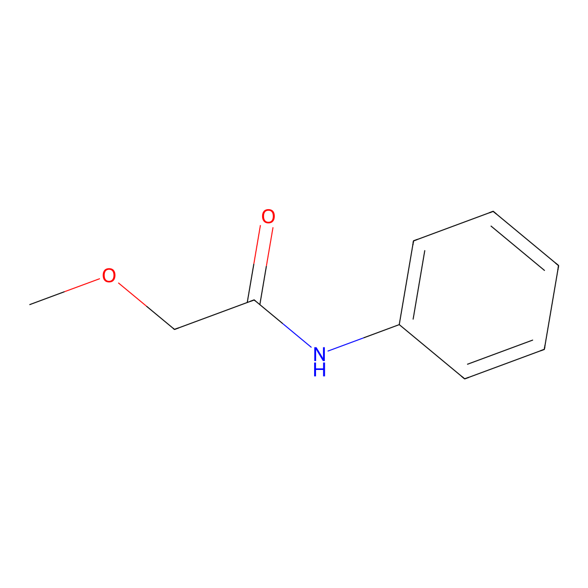 2-methoxy-N-phenylacetamide molecular structure, CAS 126191-21-7