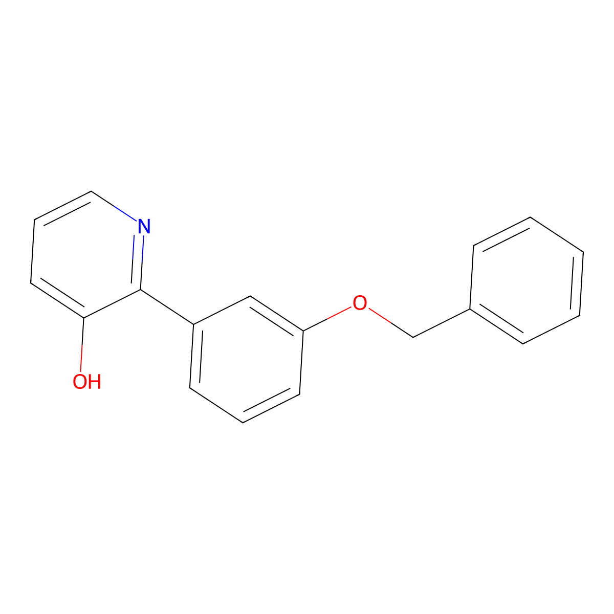 2-(3-Benzyloxyphenyl)-3-hydroxypyridine molecular structure, CAS 1261910-28-4