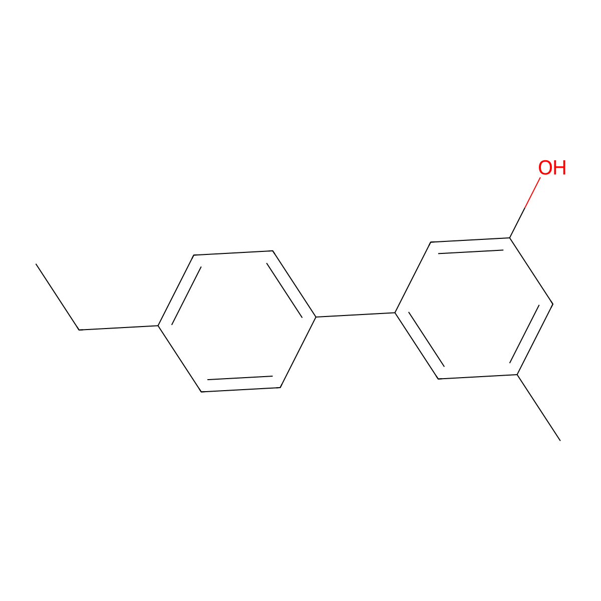 5-(4-Ethylphenyl)-3-methylphenol molecular structure, CAS 1261910-74-0