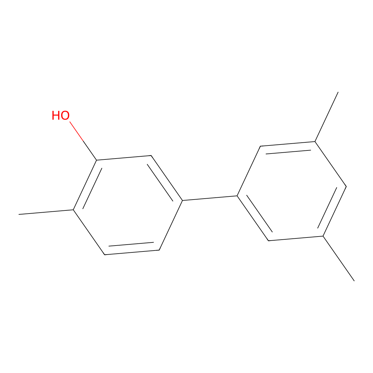 5-(3,5-Dimethylphenyl)-2-methylphenol molecular structure, CAS 1261910-77-3