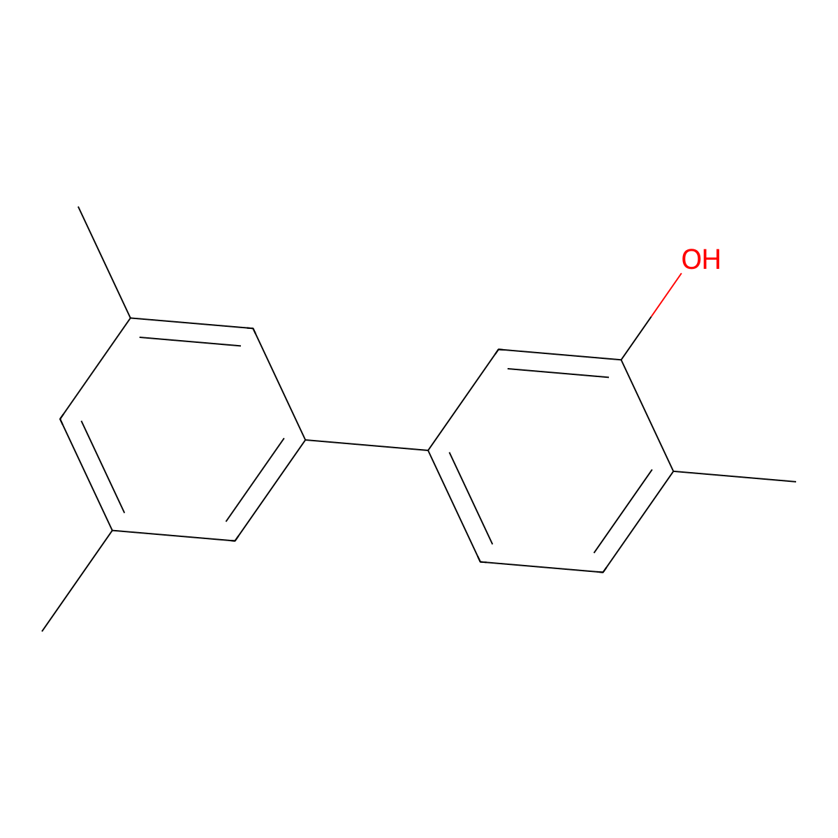 5-(3,5-Dimethylphenyl)-2-methylphenol molecular structure, CAS 1261910-77-3