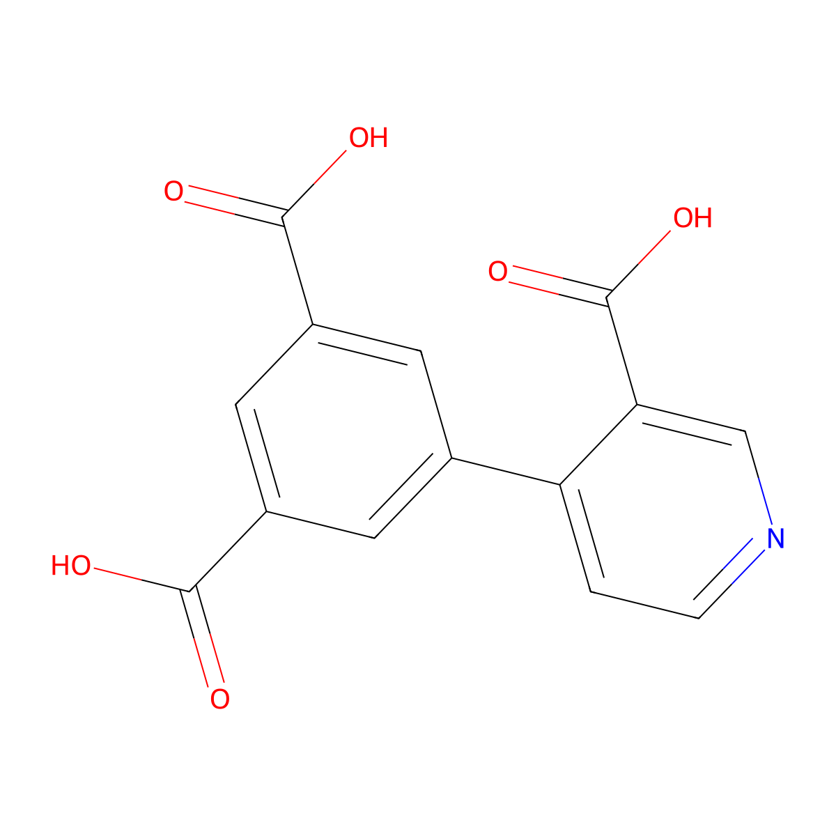 4-(3,5-Dicarboxyphenyl)nicotinic acid molecular structure, CAS 1261910-85-3