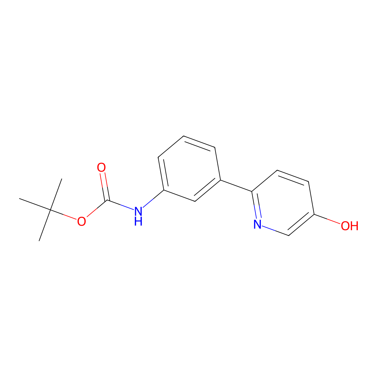 2-(3-BOC-Aminophenyl)-5-hydroxypyridine molecular structure, CAS 1261910-96-6