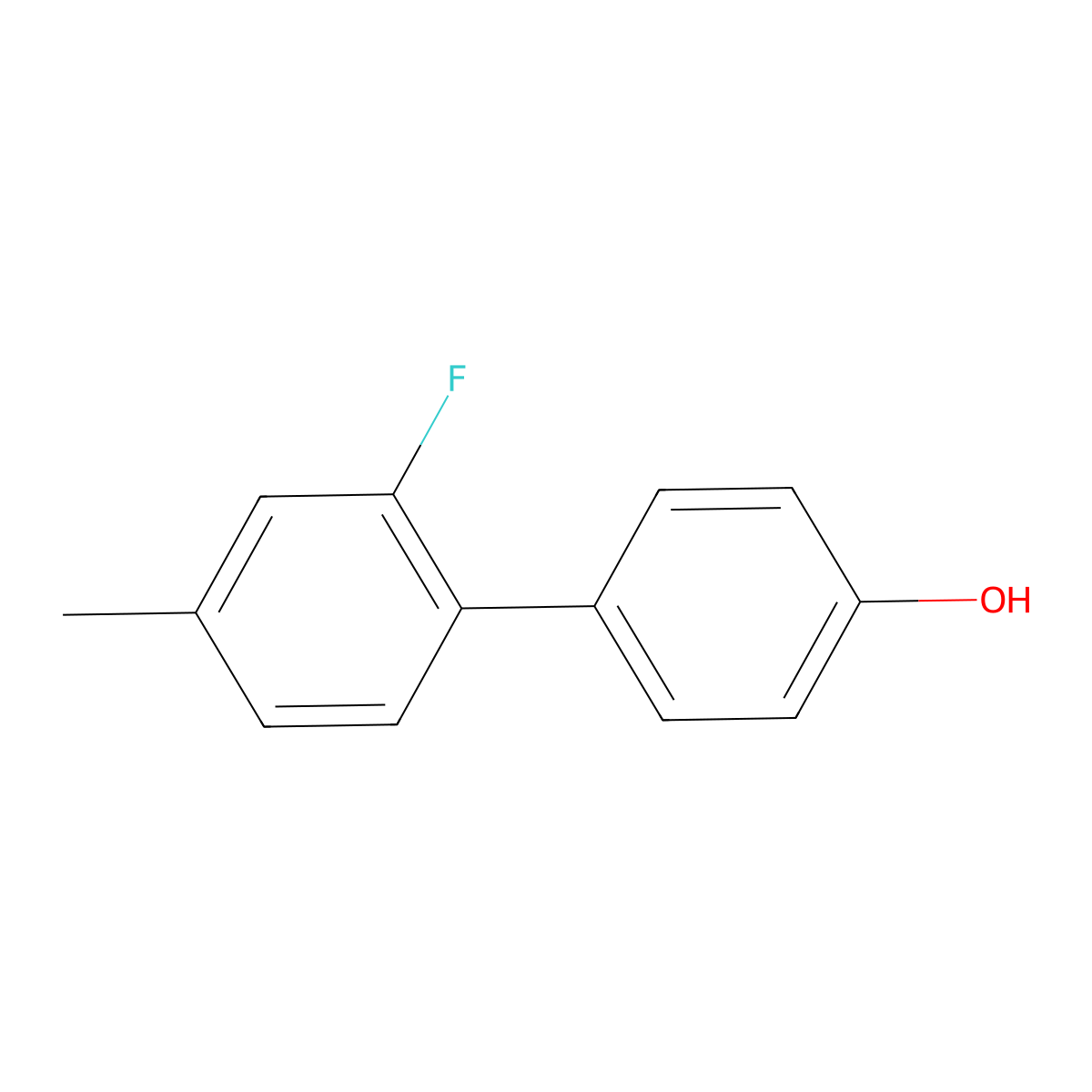 4-(2-Fluoro-4-methylphenyl)phenol molecular structure, CAS 1261911-45-8