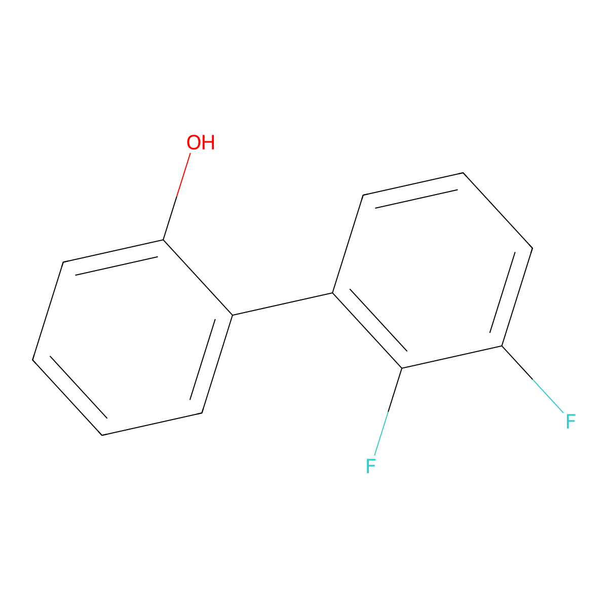 2-(2,3-Difluorophenyl)phenol molecular structure, CAS 1261916-03-3
