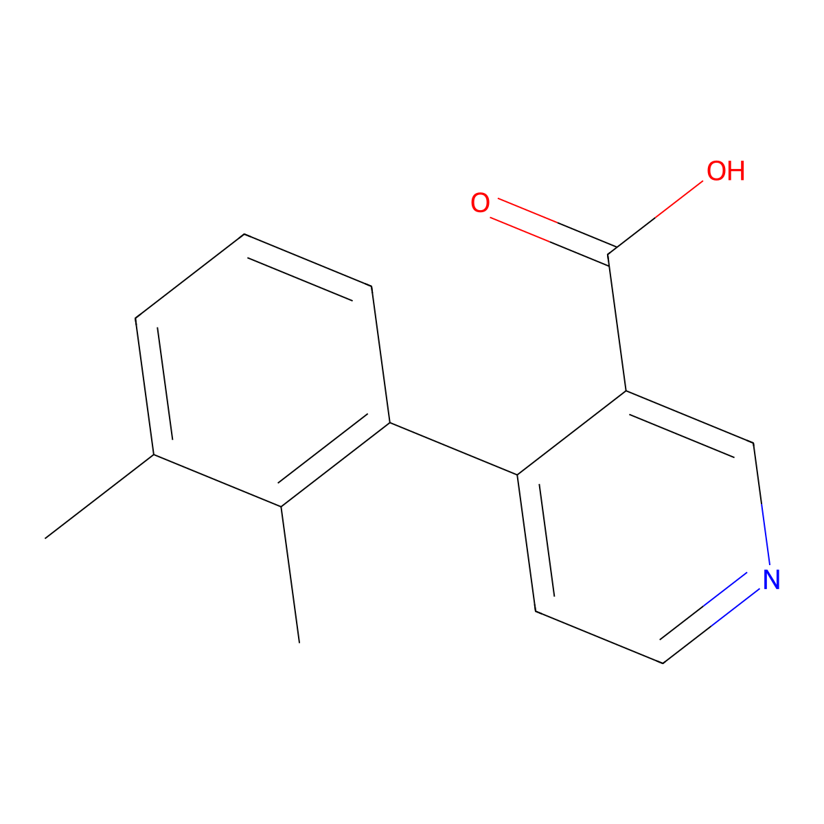 4-(2,3-Dimethylphenyl)pyridine-3-carboxylic acid molecular structure, CAS 1261917-47-8