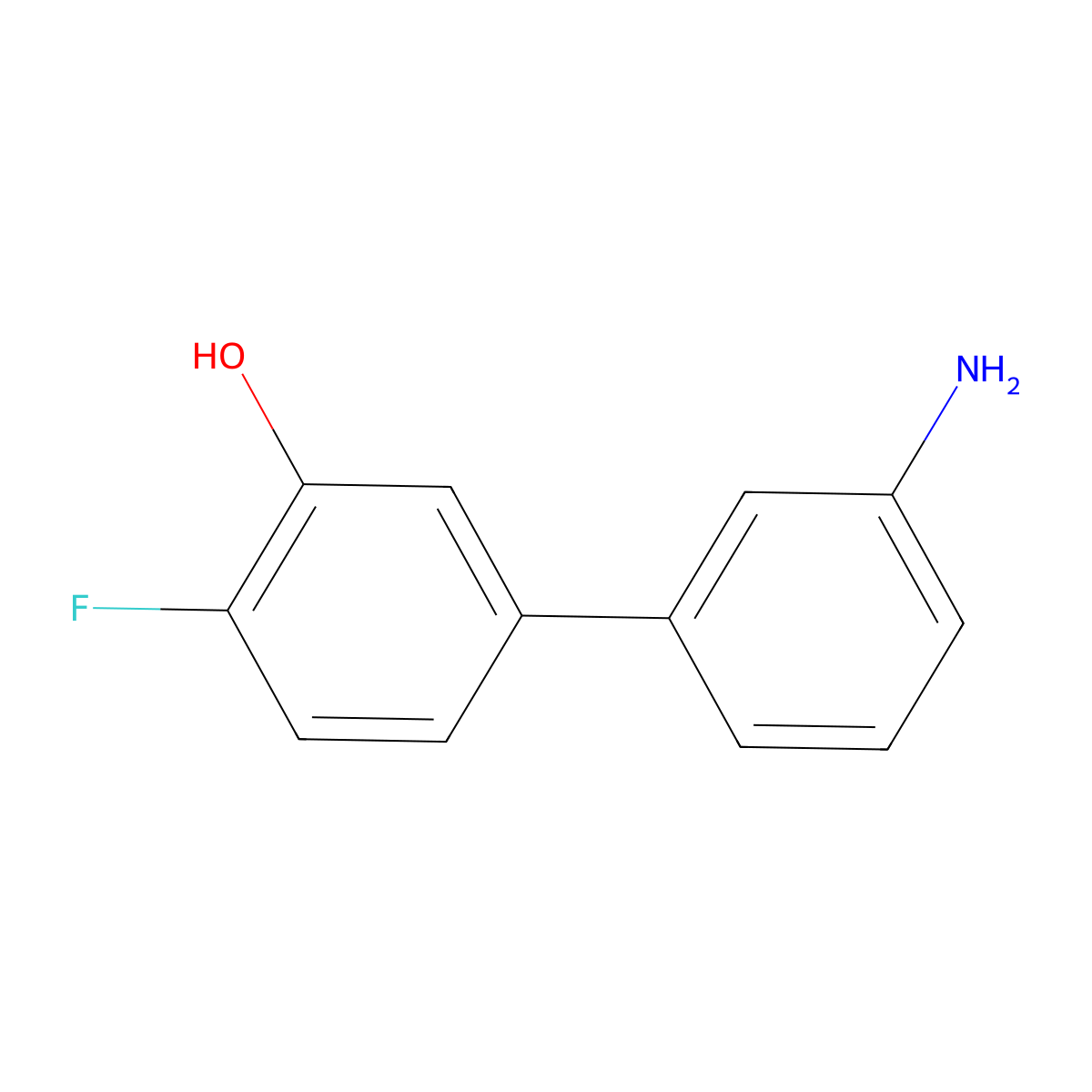 5-(3-Aminophenyl)-2-fluorophenol molecular structure, CAS 1261917-94-5