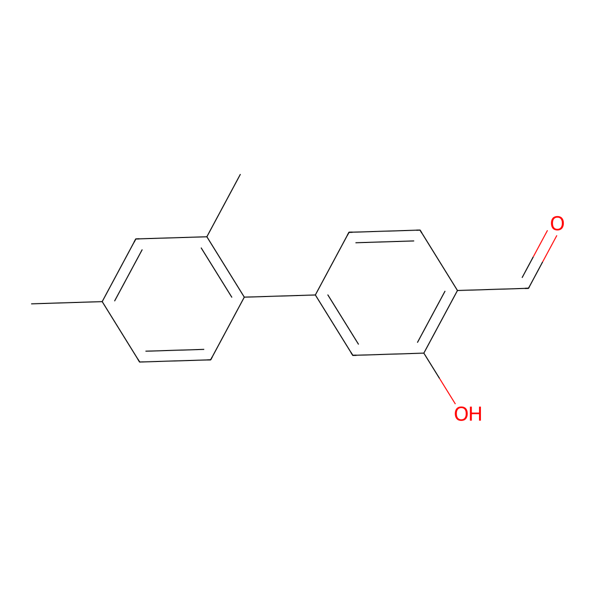 5-(2,4-Dimethylphenyl)-2-formylphenol molecular structure, CAS 1261918-71-1