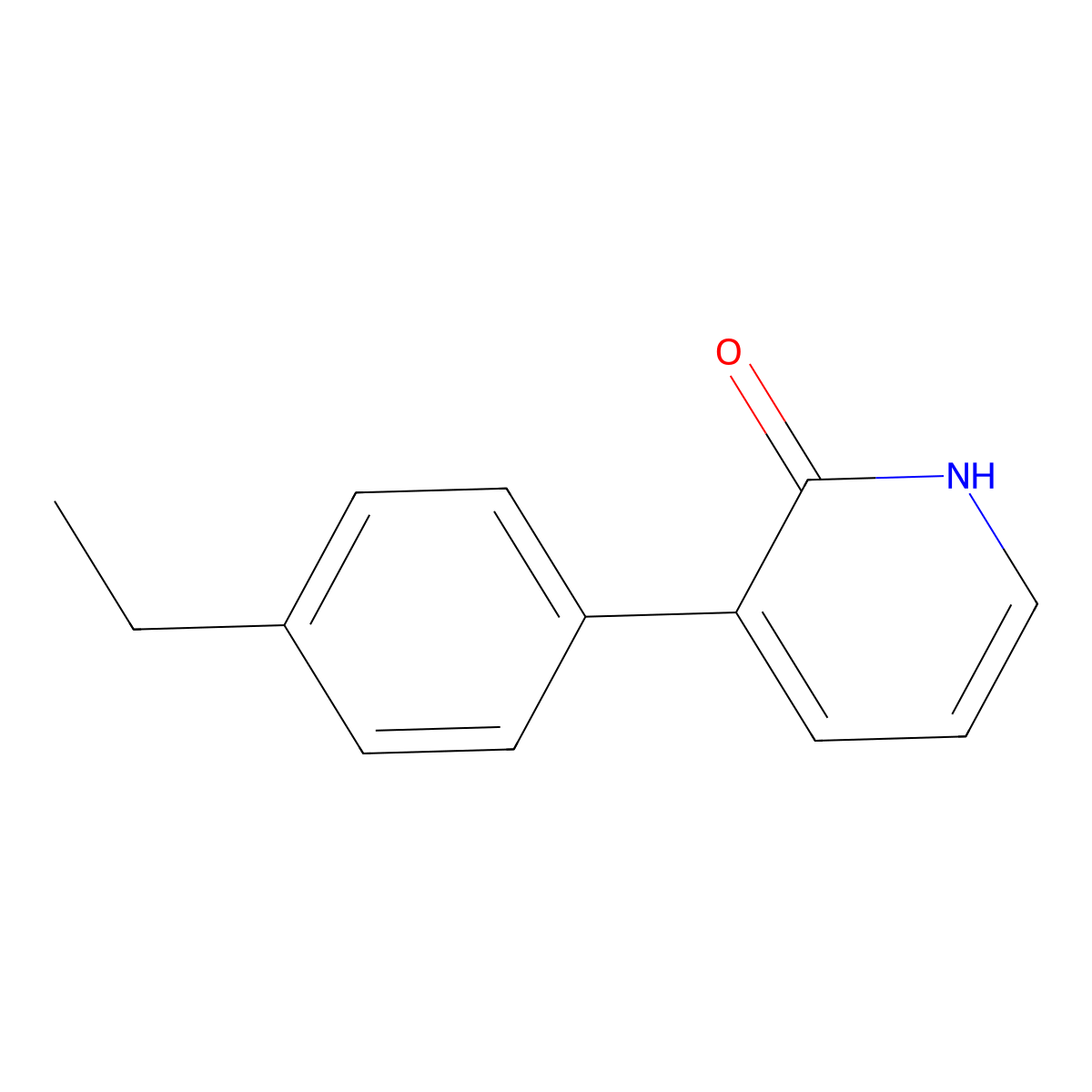 3-(4-Ethylphenyl)pyridin-2(1H)-one molecular structure, CAS 1261924-05-3