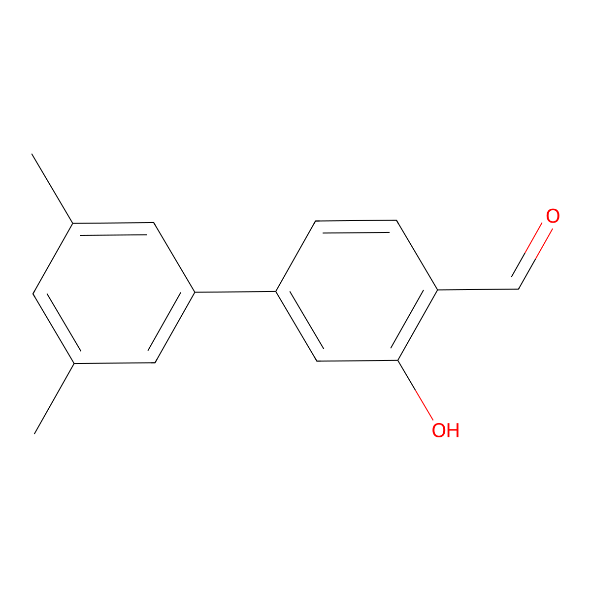 5-(3,5-Dimethylphenyl)-2-formylphenol molecular structure, CAS 1261925-05-6