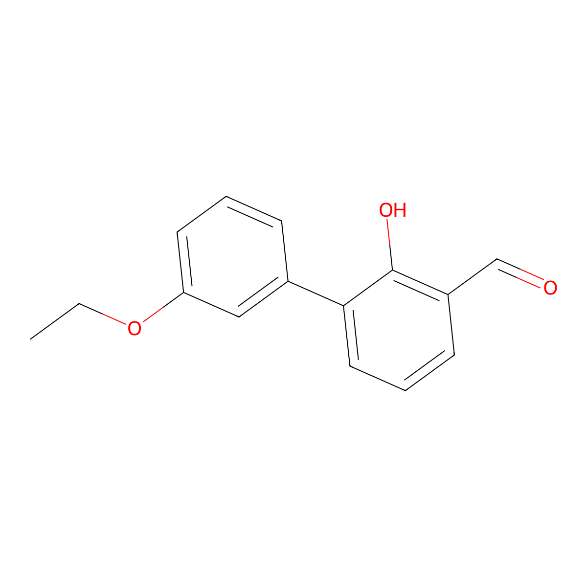 6-(3-Ethoxyphenyl)-2-formylphenol molecular structure, CAS 1261925-26-1