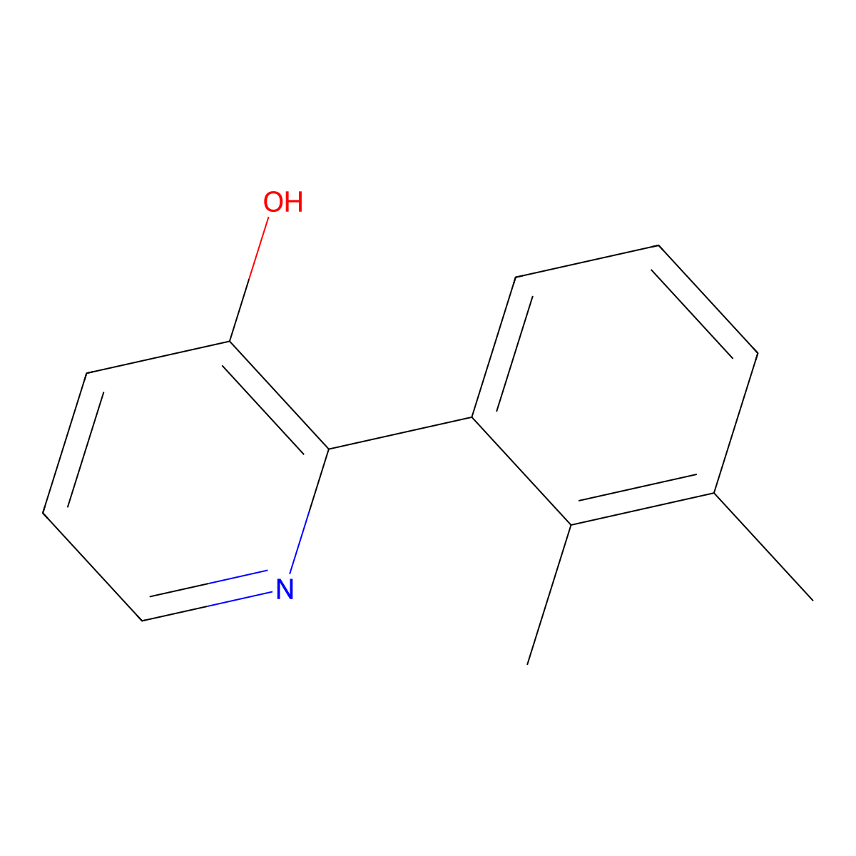 2-(2,3-Dimethylphenyl)-3-hydroxypyridine molecular structure, CAS 1261931-37-6