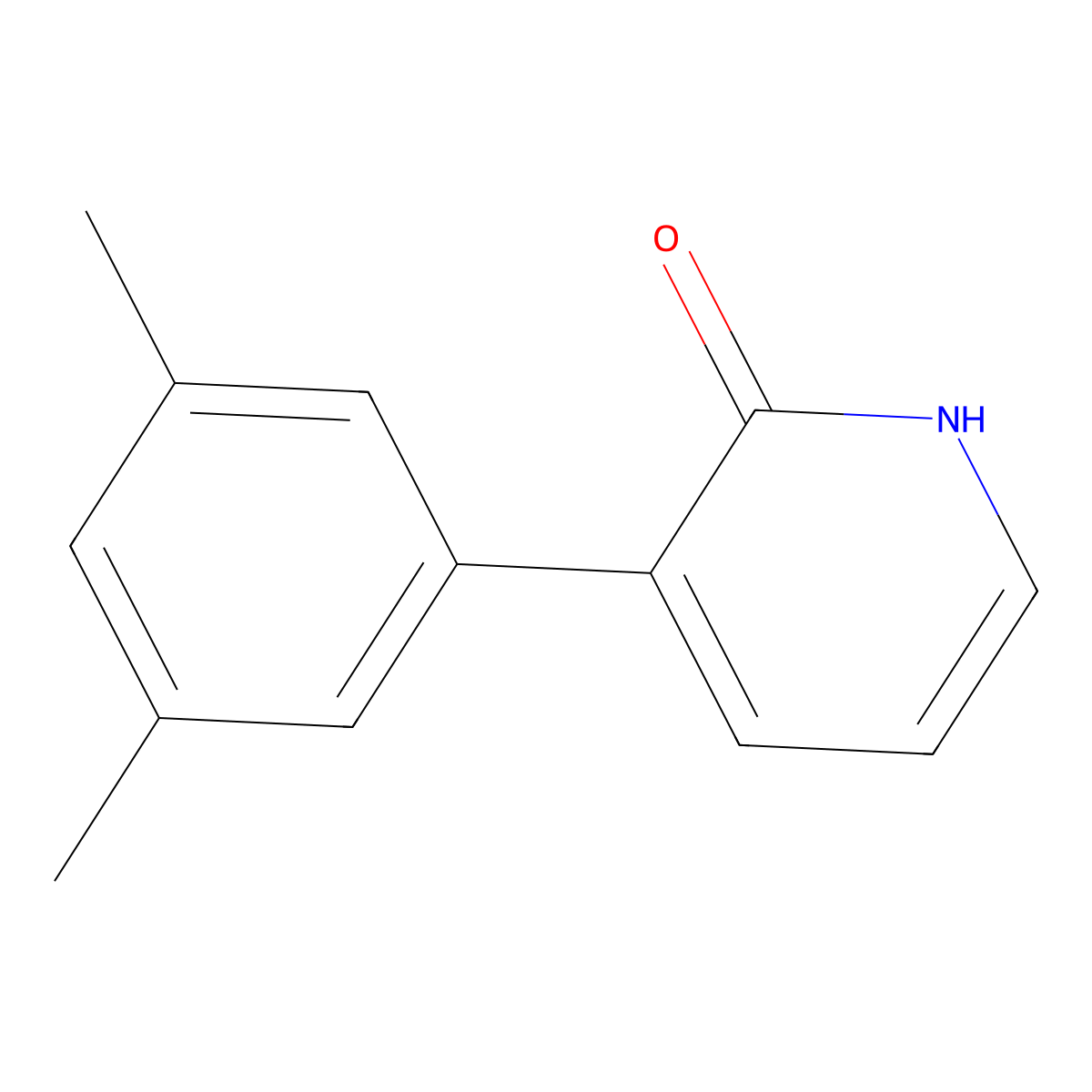 3-(3,5-Dimethylphenyl)pyridin-2(1H)-one molecular structure, CAS 1261931-44-5