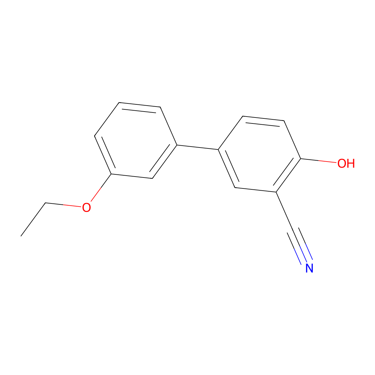 4-(3-Ethoxyphenyl)-2-cyanophenol molecular structure, CAS 1261941-94-9
