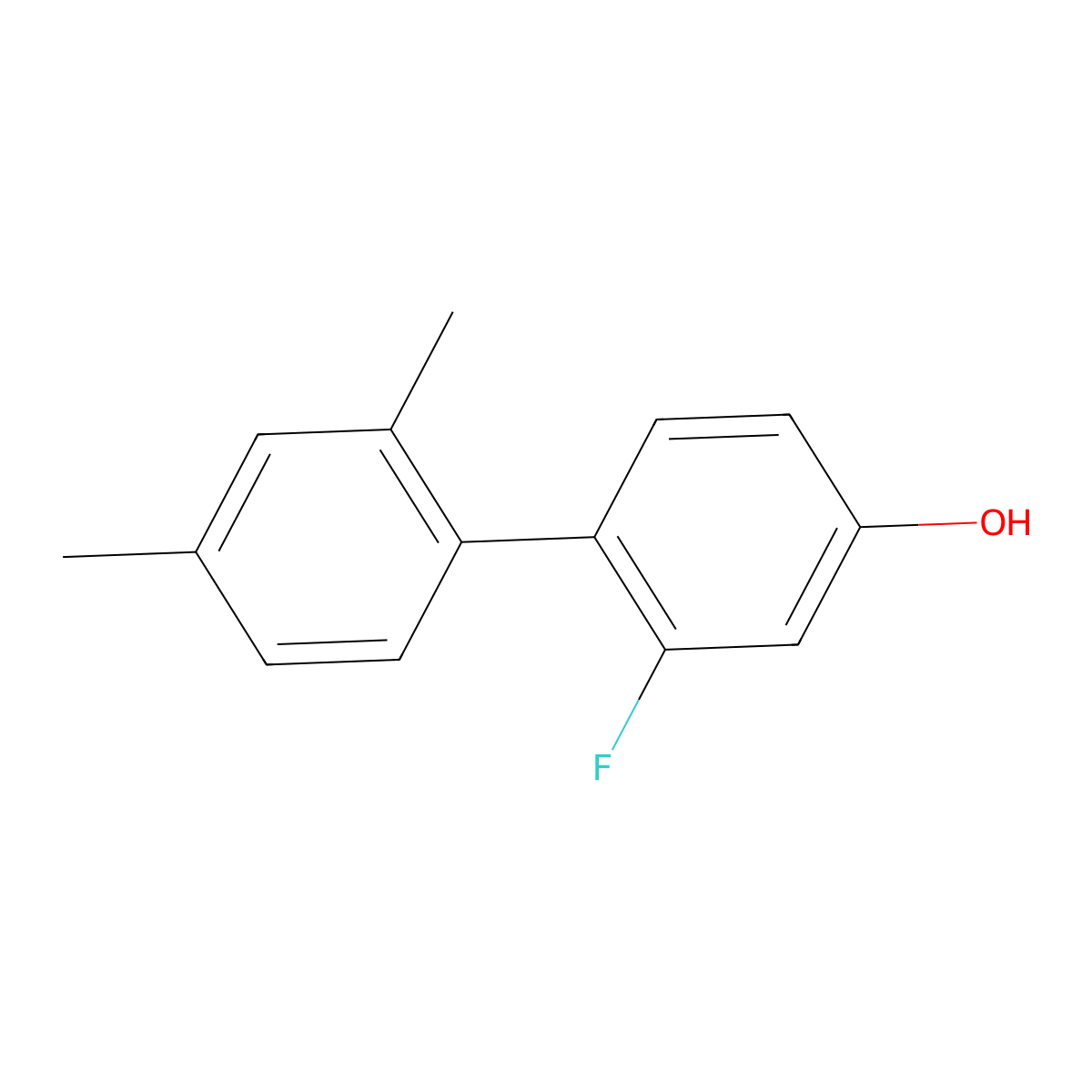 4-(2,4-Dimethylphenyl)-3-fluorophenol molecular structure, CAS 1261943-39-8