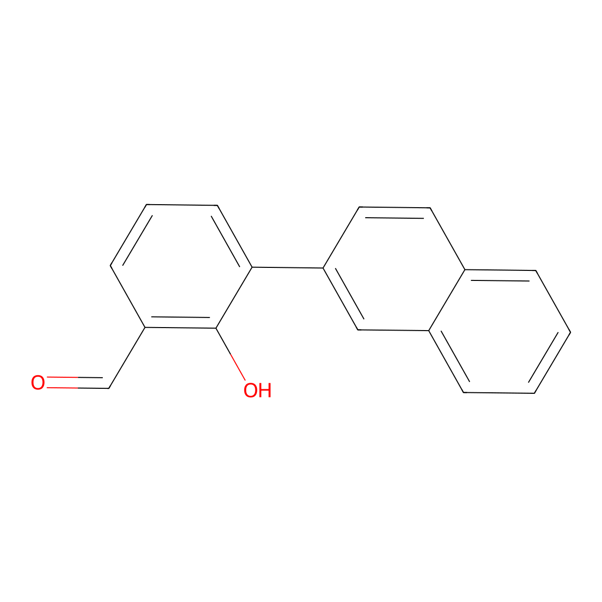2-Hydroxy-3-(naphthalen-2-yl)benzaldehyde molecular structure, CAS 1261944-12-0