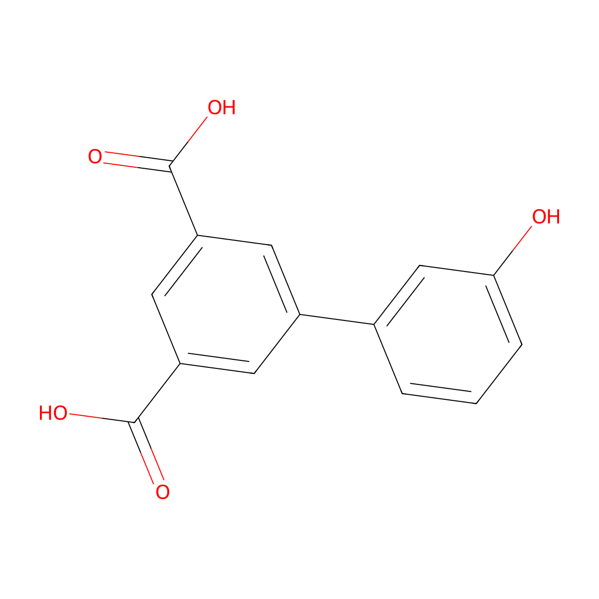 3-(3,5-Dicarboxyphenyl)phenol molecular structure, CAS 1261944-33-5