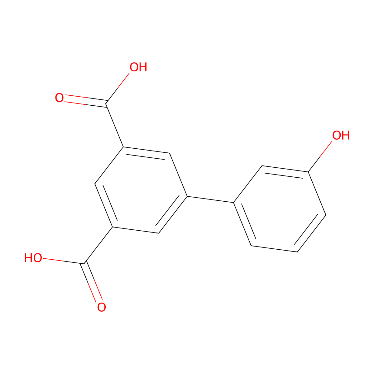3-(3,5-Dicarboxyphenyl)phenol molecular structure, CAS 1261944-33-5