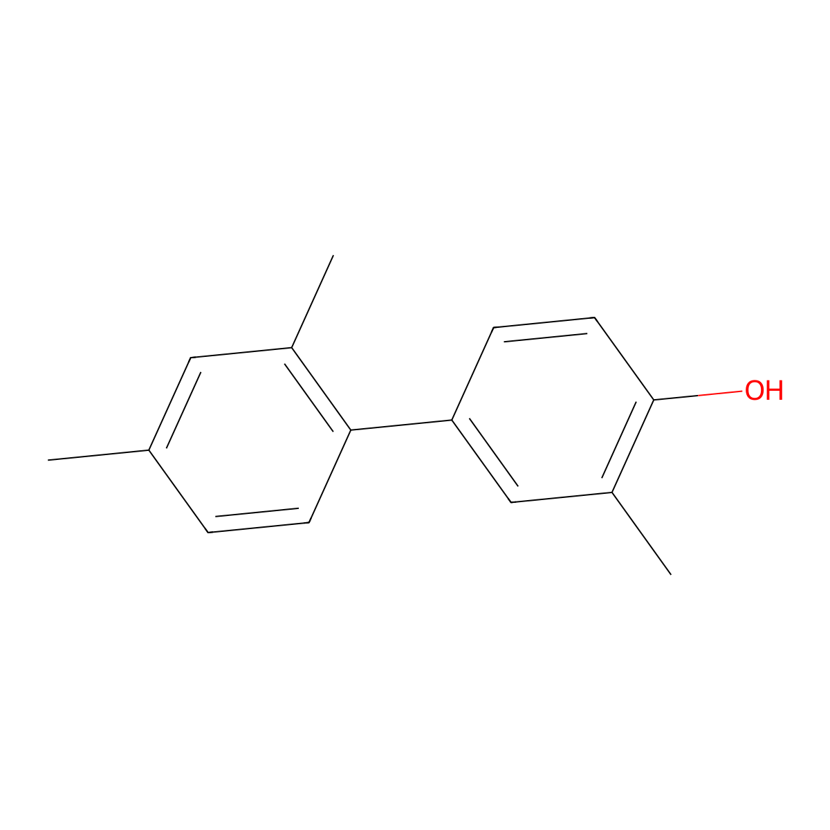 4-(2,4-Dimethylphenyl)-2-methylphenol molecular structure, CAS 1261945-84-9
