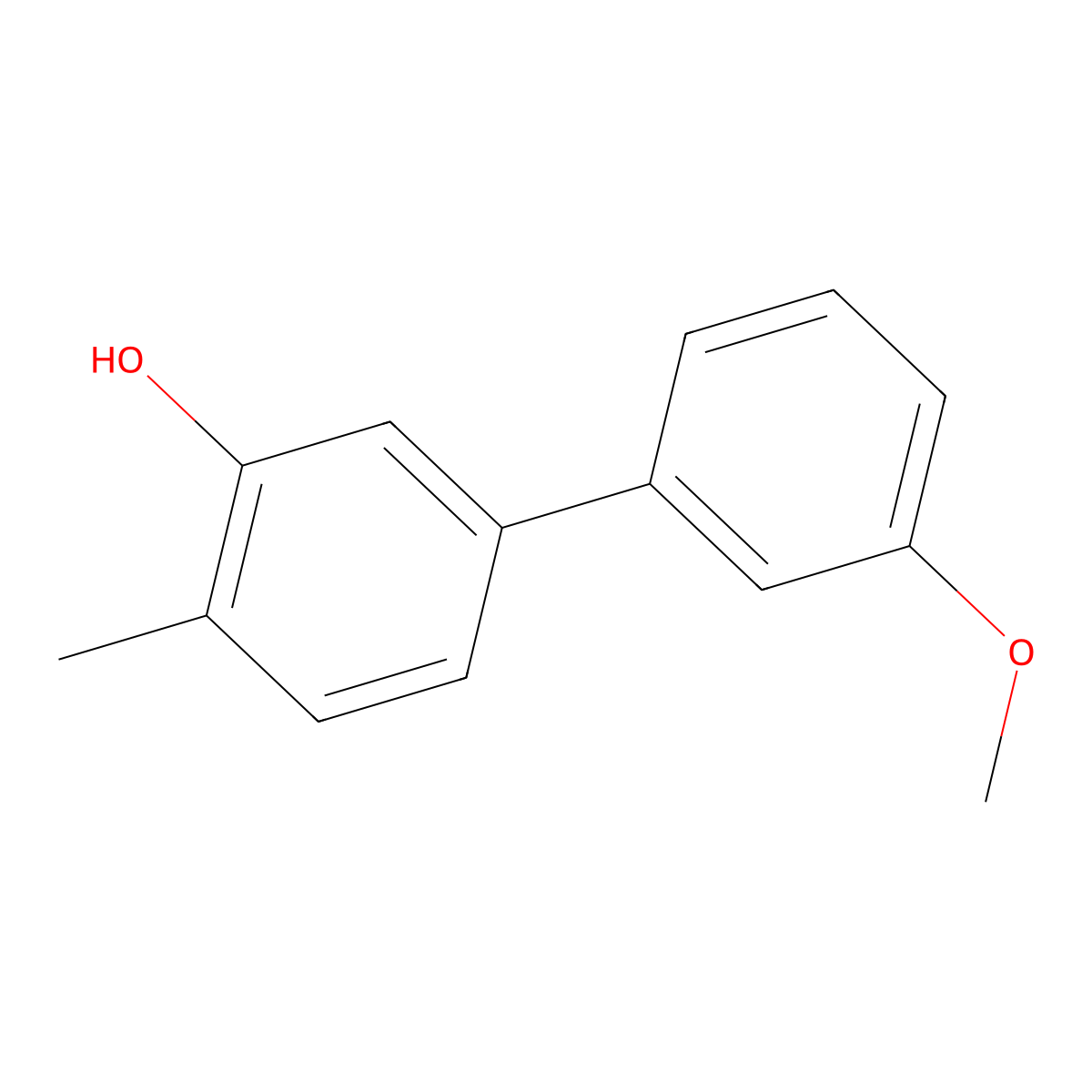 5-(3-Methoxyphenyl)-2-methylphenol molecular structure, CAS 1261945-98-5