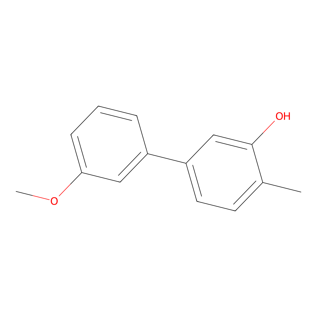 5-(3-Methoxyphenyl)-2-methylphenol molecular structure, CAS 1261945-98-5