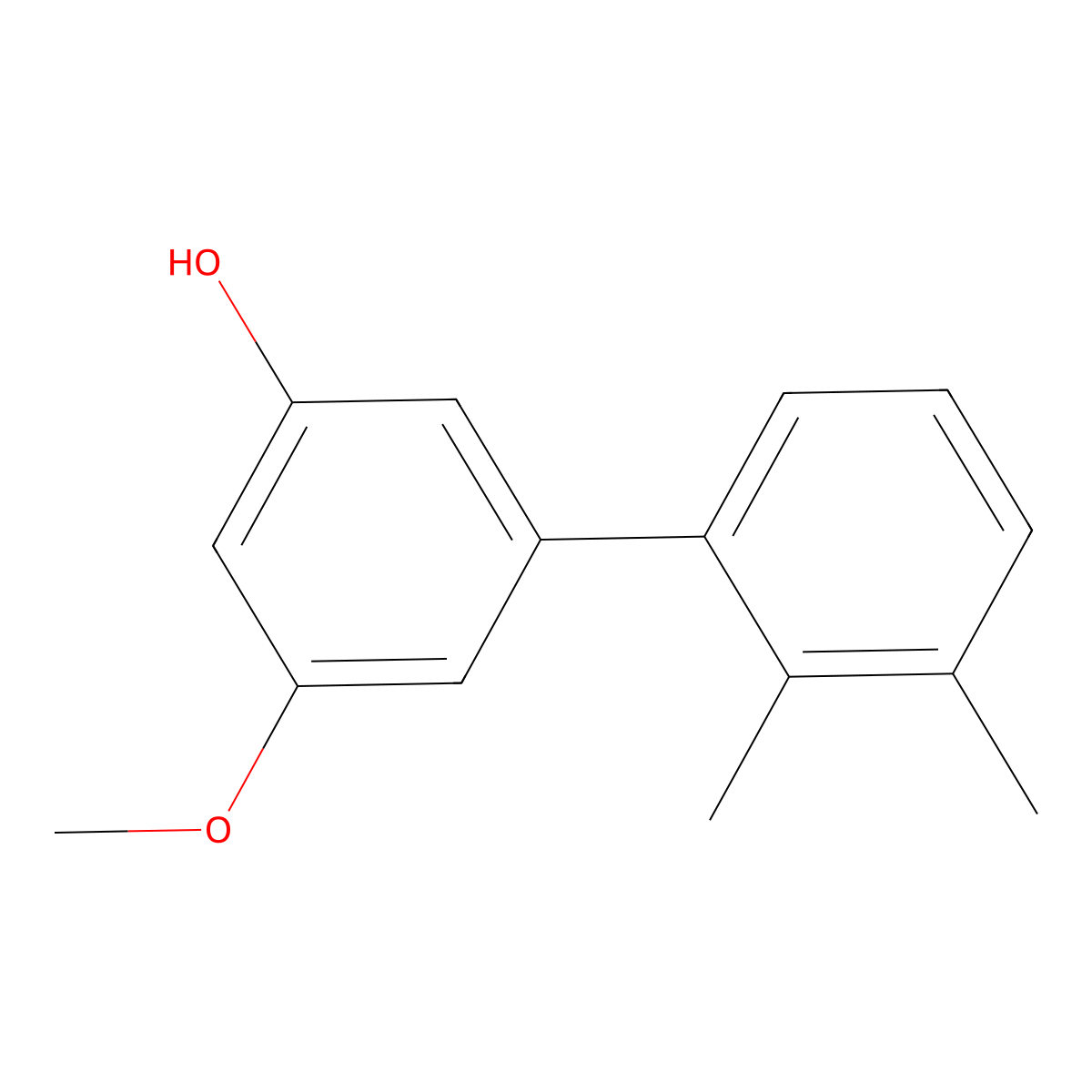 5-Methoxy-2',3'-dimethyl[1,1'-biphenyl]-3-ol molecular structure, CAS 1261946-65-9