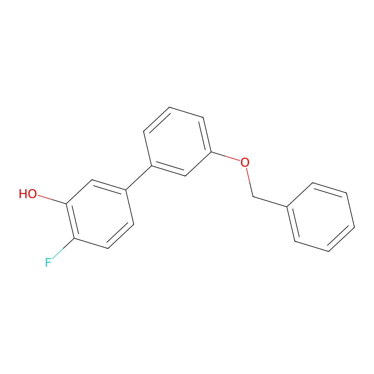 5-(3-Benzyloxyphenyl)-2-fluorophenol molecular structure, CAS 1261948-52-0