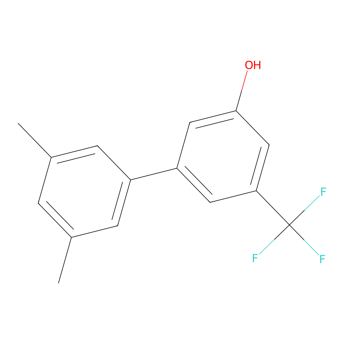 5-(3,5-Dimethylphenyl)-3-trifluoromethylphenol molecular structure, CAS 1261948-76-8
