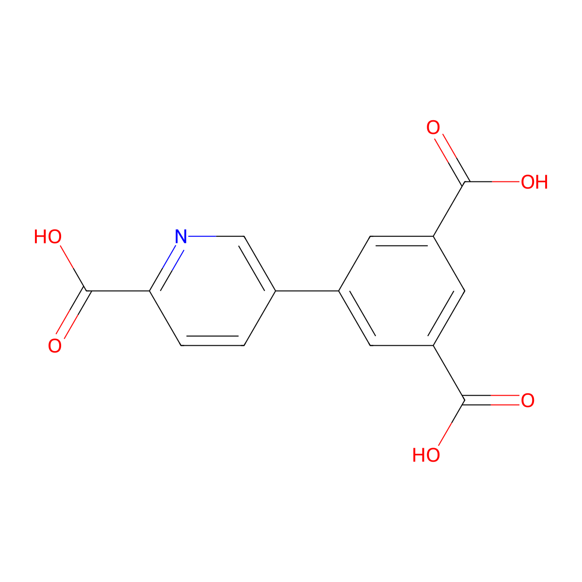 5-(3,5-Dicarboxyphenyl)picolinic acid molecular structure, CAS 1261948-84-8